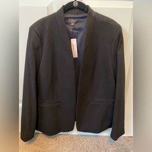 J Crew blazer, black size 16 NWT. Style H2743.